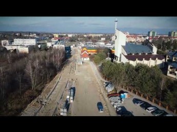 Budowa nowej drogi w Łęcznej